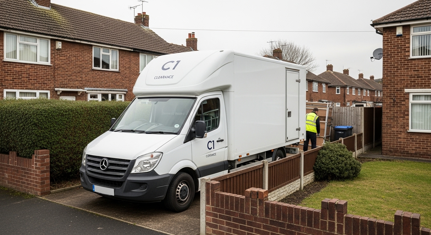 C1 Clearance van - Professional house and commercial clearing services